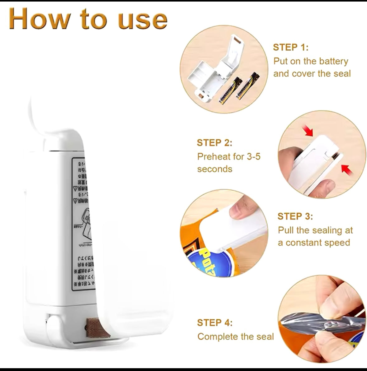 Mini Heat Bag Sealing Machine Package