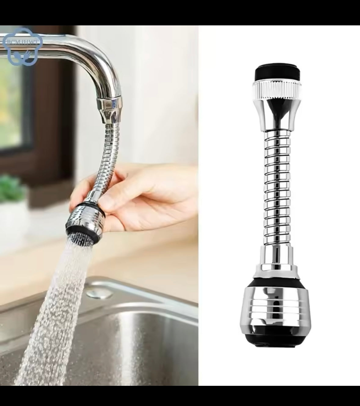 Kitchen Stainless Steel Faucet Sprinkler Water-saving Device